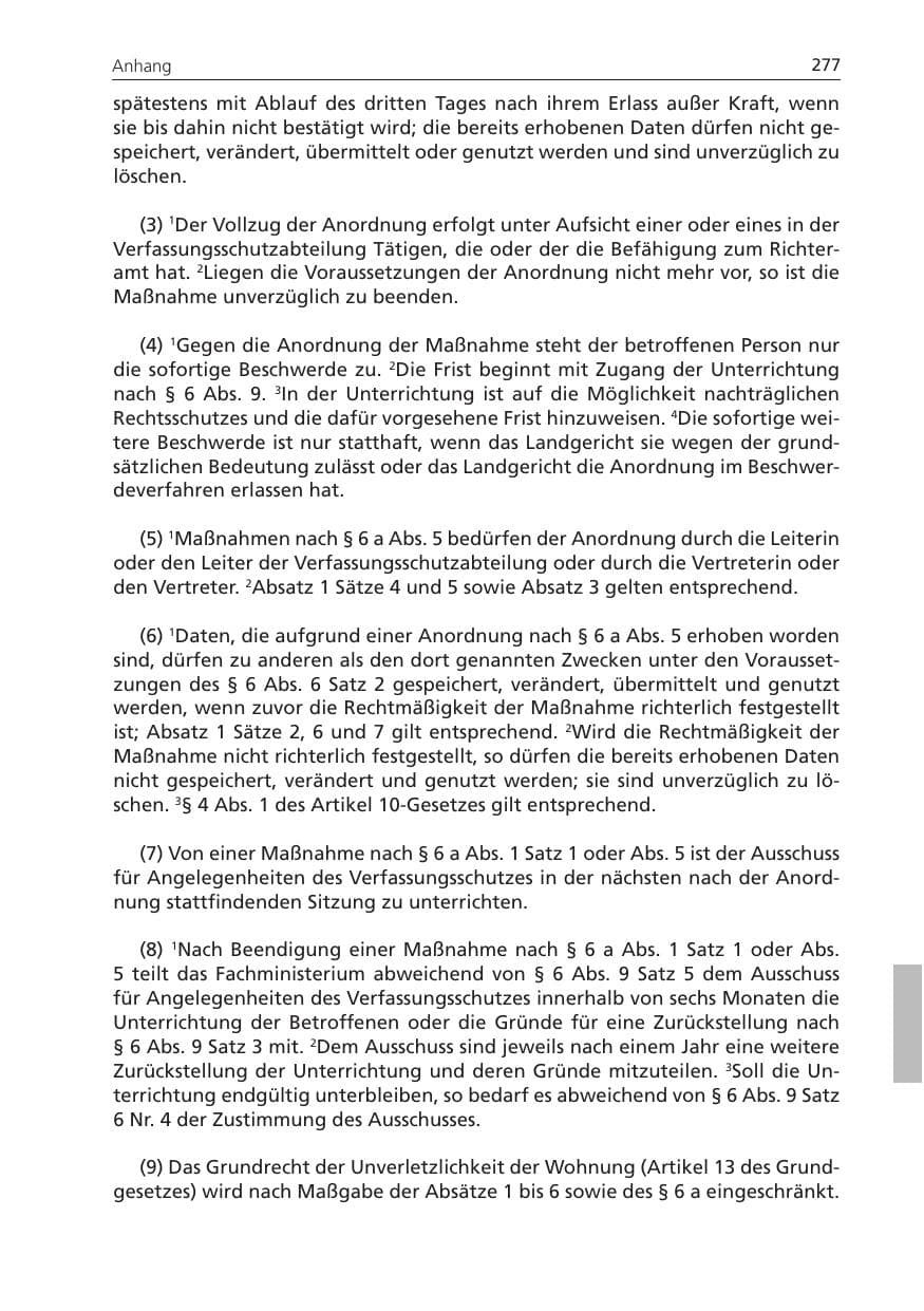 Seite 277 des Verfassungsschutzbericht 2011 Niedersachsen