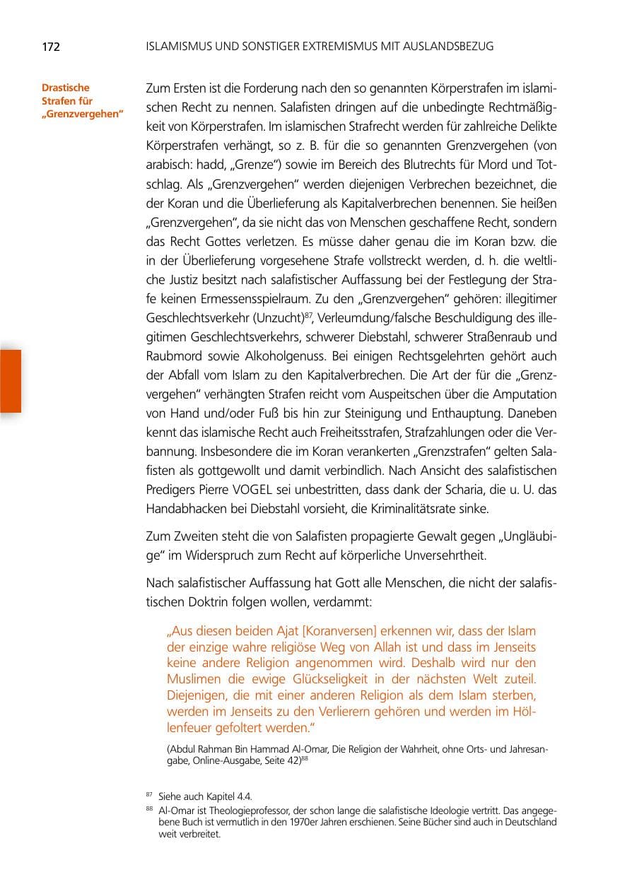 Seite 172 des Verfassungsschutzbericht 2012 Niedersachsen