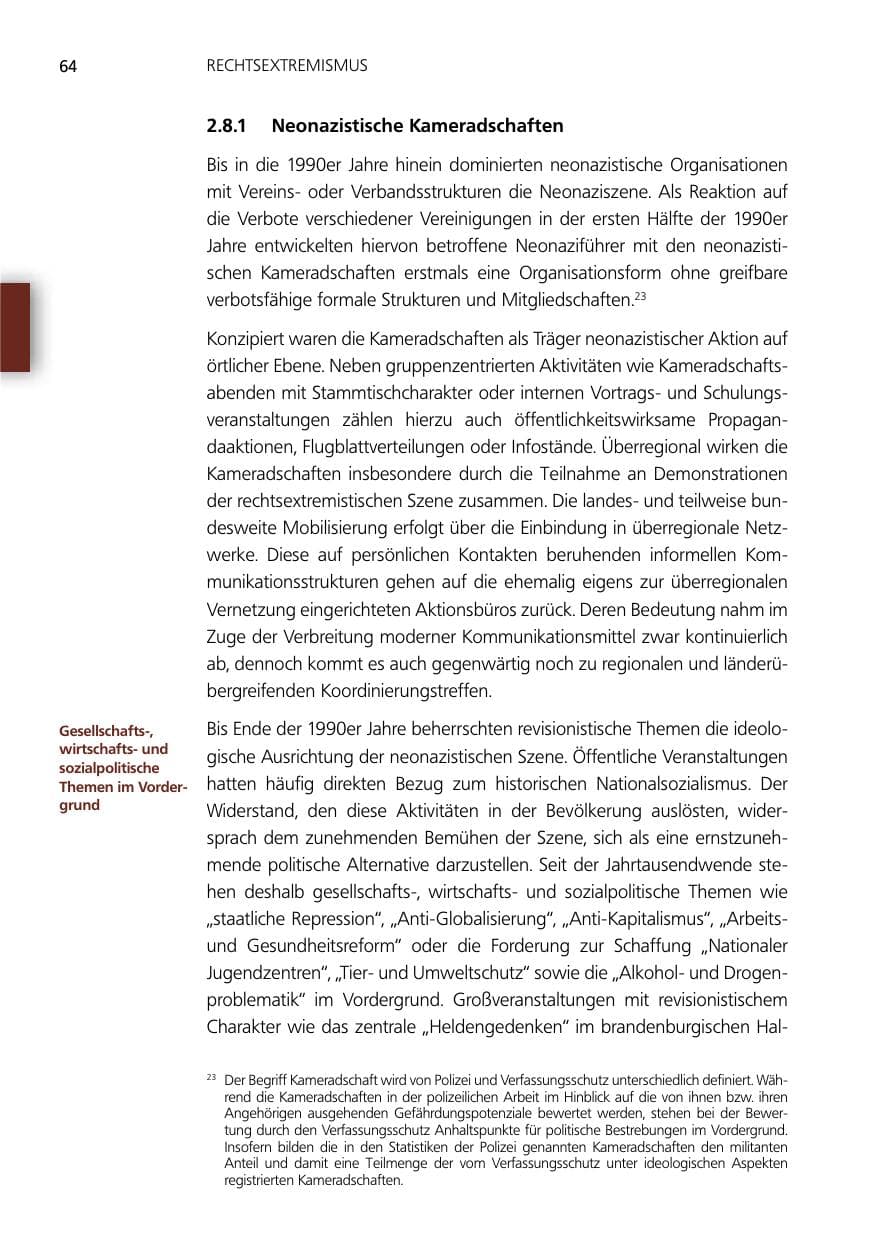 Seite 64 des Verfassungsschutzbericht 2012 Niedersachsen