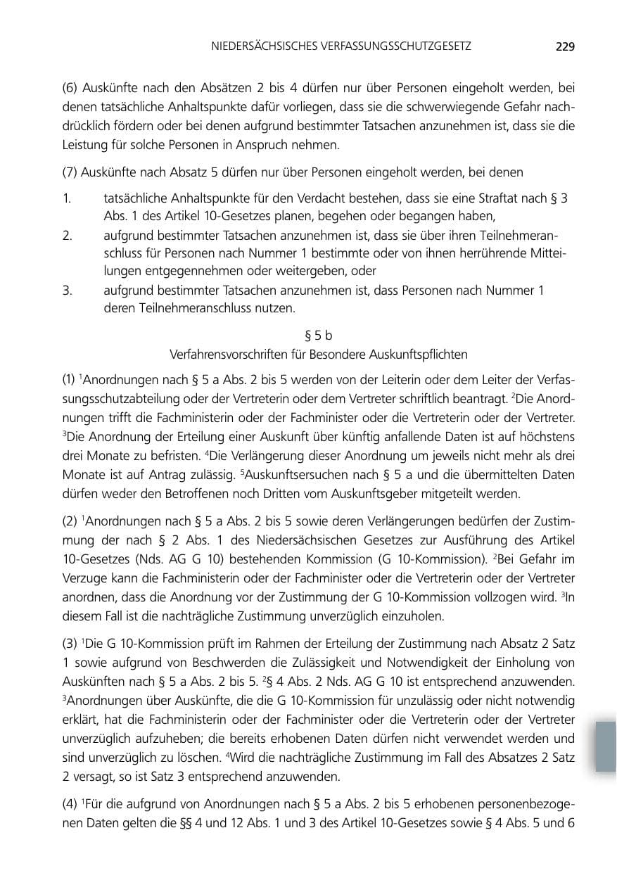 Seite 229 des Verfassungsschutzbericht 2014 Niedersachsen