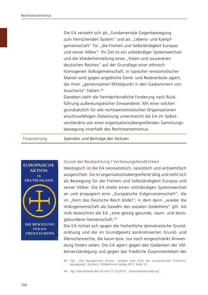 Seite 108 des Verfassungsschutzbericht 2015 Niedersachsen