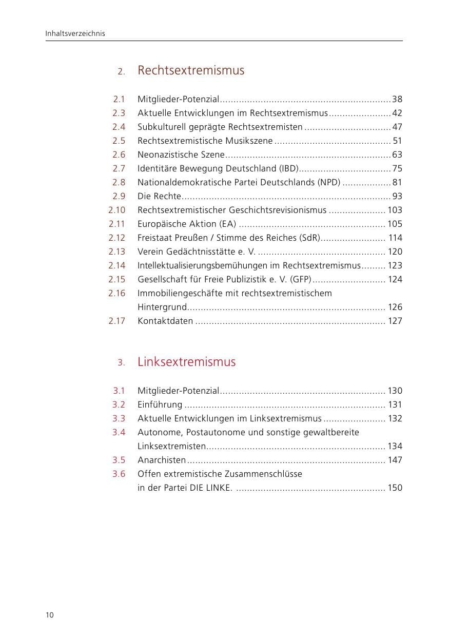 Seite 12 des Verfassungsschutzbericht 2015 Niedersachsen