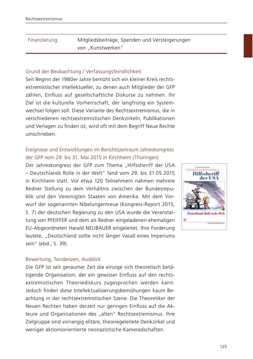 Seite 127 des Verfassungsschutzbericht 2015 Niedersachsen