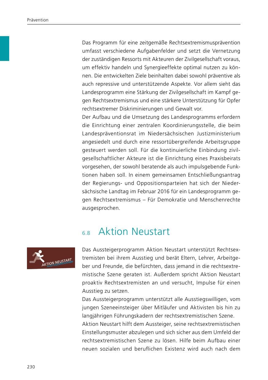 Seite 232 des Verfassungsschutzbericht 2015 Niedersachsen