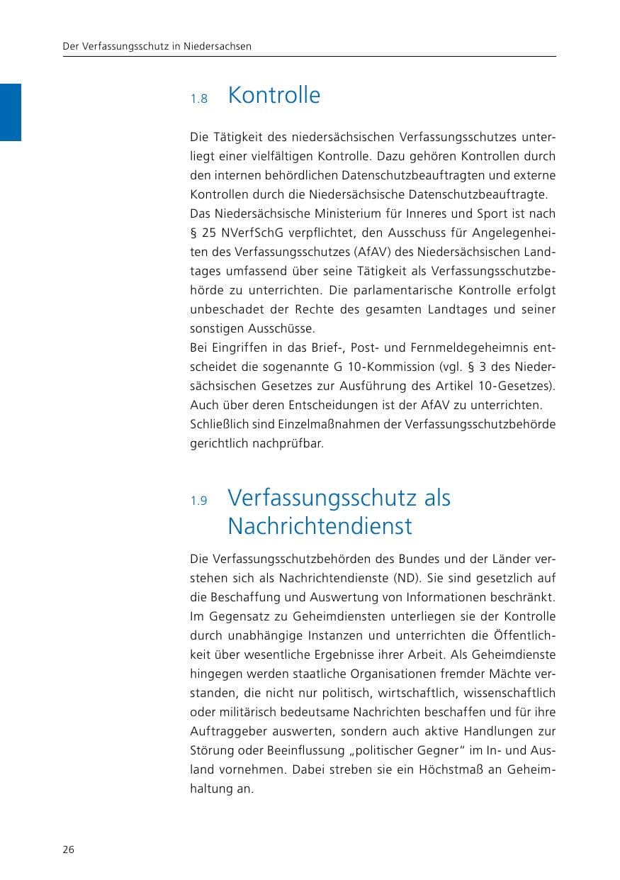 Seite 28 des Verfassungsschutzbericht 2015 Niedersachsen