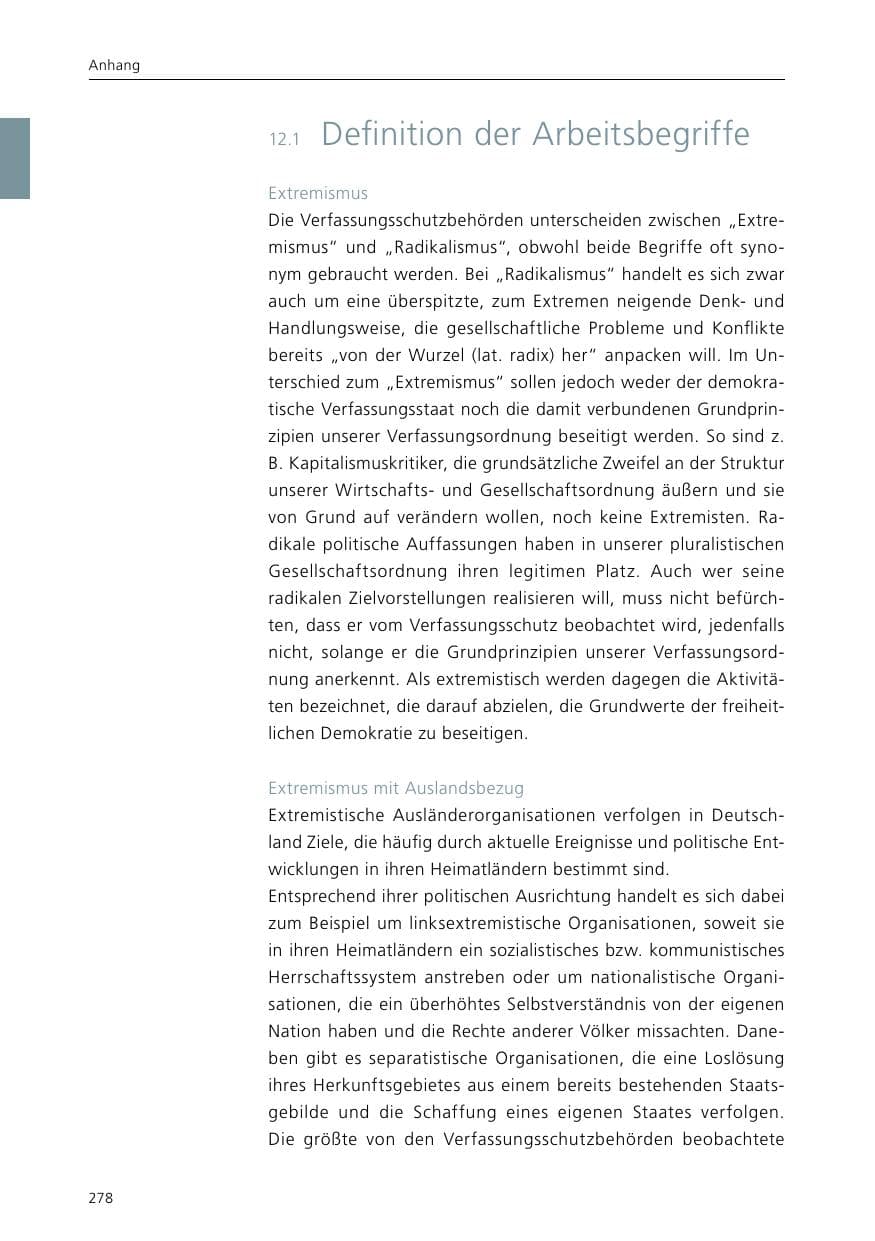 Seite 280 des Verfassungsschutzbericht 2015 Niedersachsen