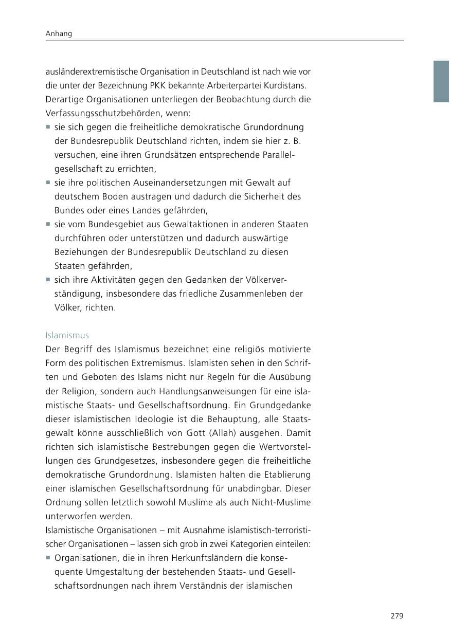 Seite 281 des Verfassungsschutzbericht 2015 Niedersachsen