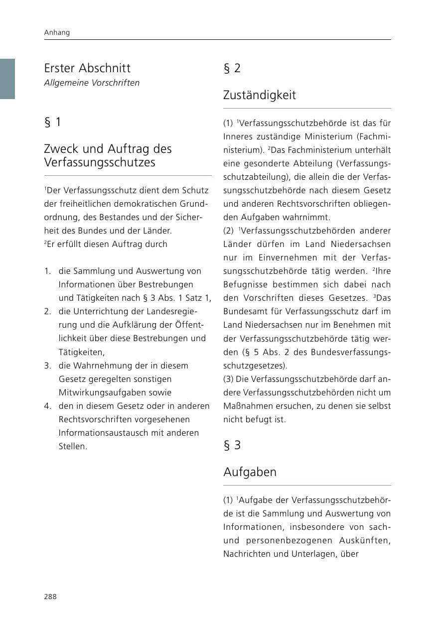 Seite 290 des Verfassungsschutzbericht 2015 Niedersachsen