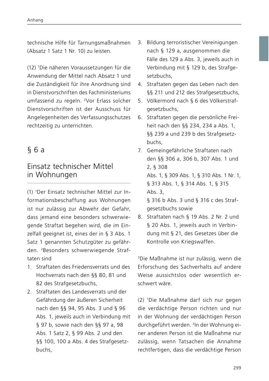 Seite 301 des Verfassungsschutzbericht 2015 Niedersachsen