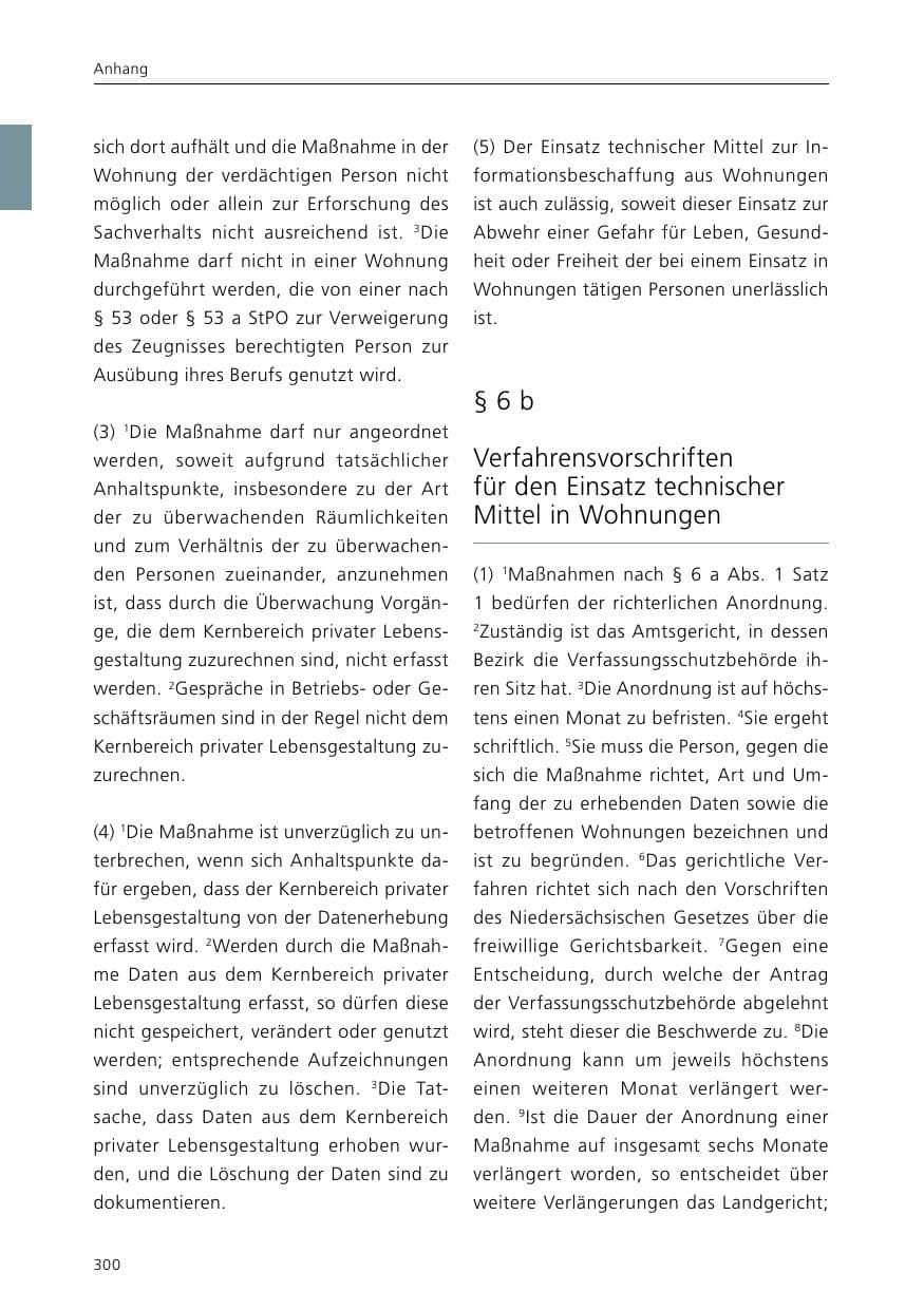 Seite 302 des Verfassungsschutzbericht 2015 Niedersachsen