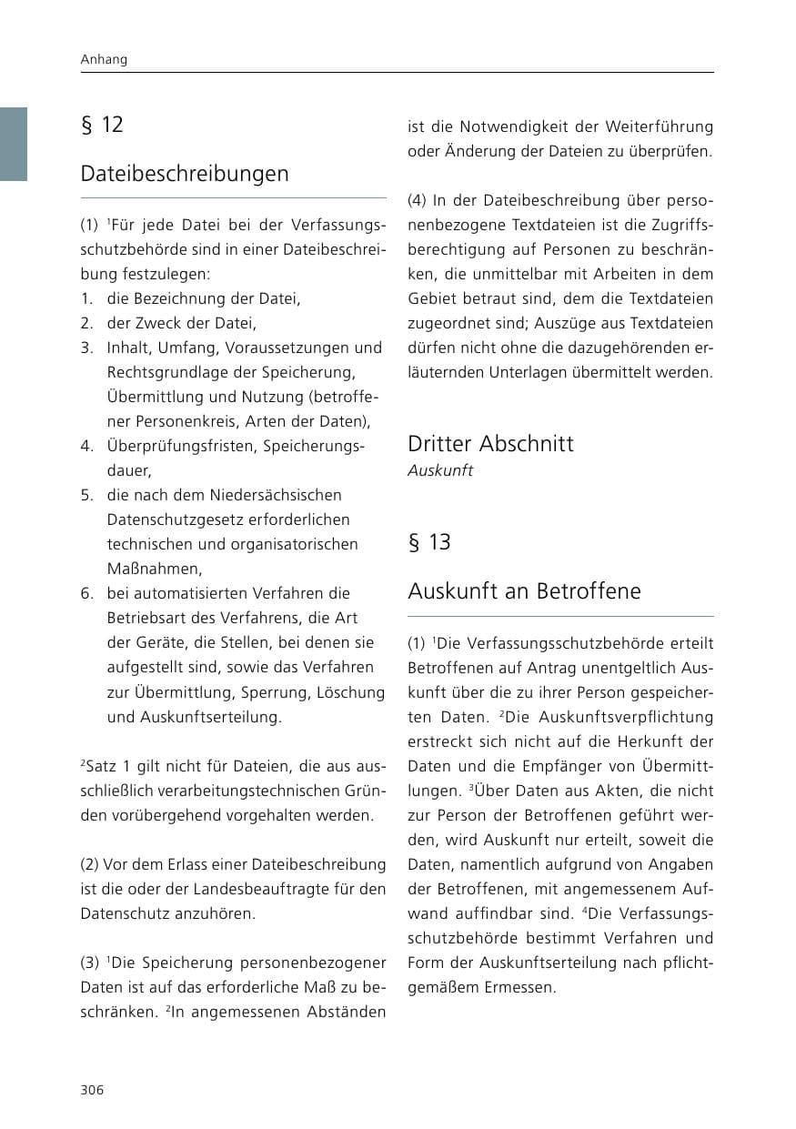 Seite 308 des Verfassungsschutzbericht 2015 Niedersachsen