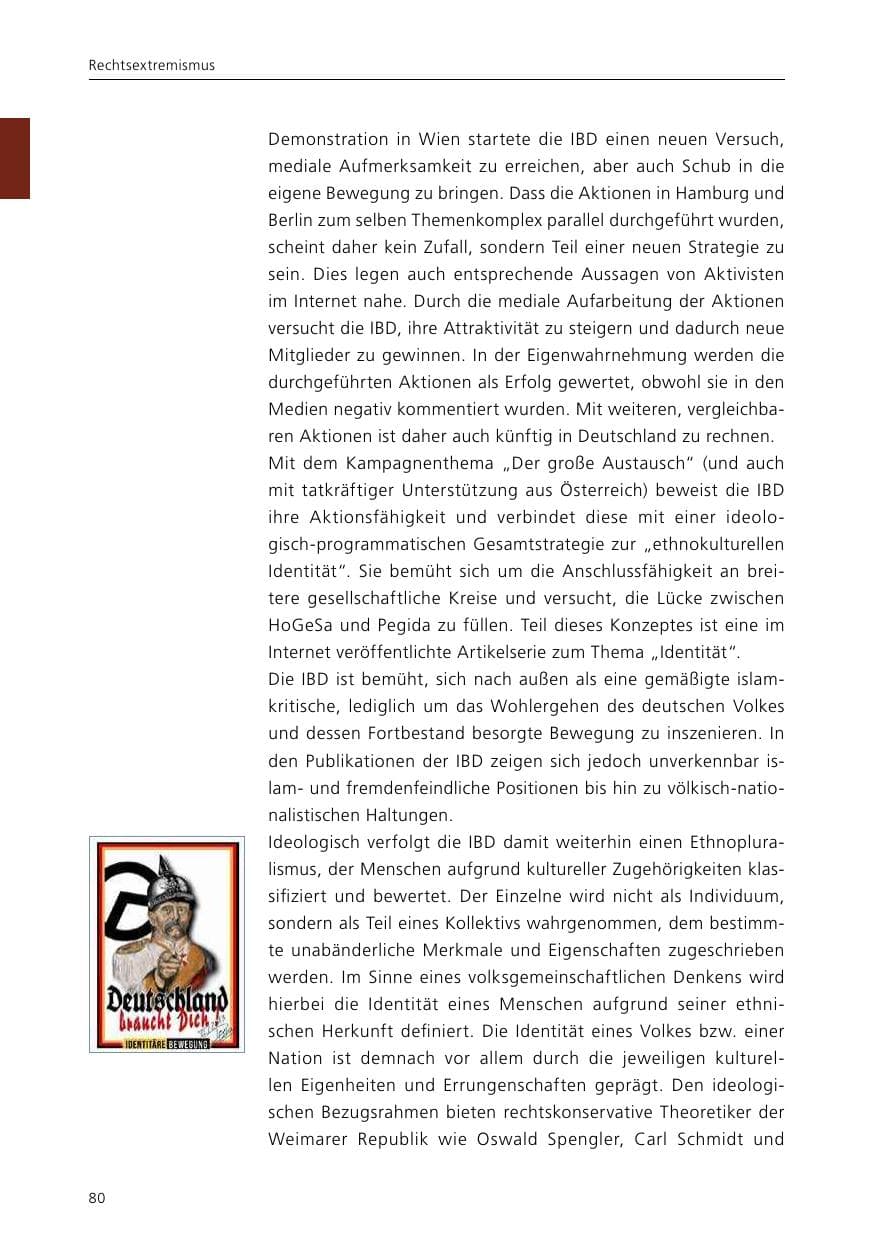Seite 82 des Verfassungsschutzbericht 2015 Niedersachsen