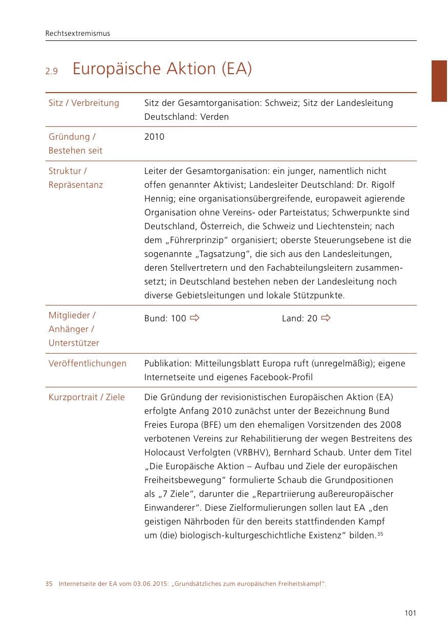 Seite 103 des Verfassungsschutzbericht 2016 Niedersachsen