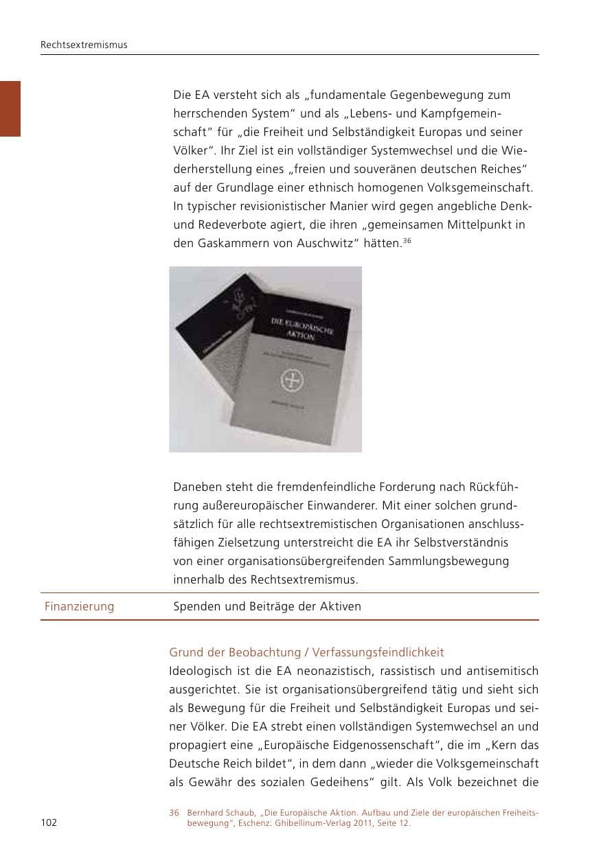 Seite 104 des Verfassungsschutzbericht 2016 Niedersachsen