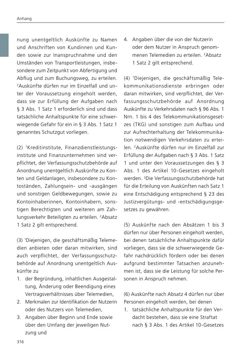 Seite 318 des Verfassungsschutzbericht 2016 Niedersachsen