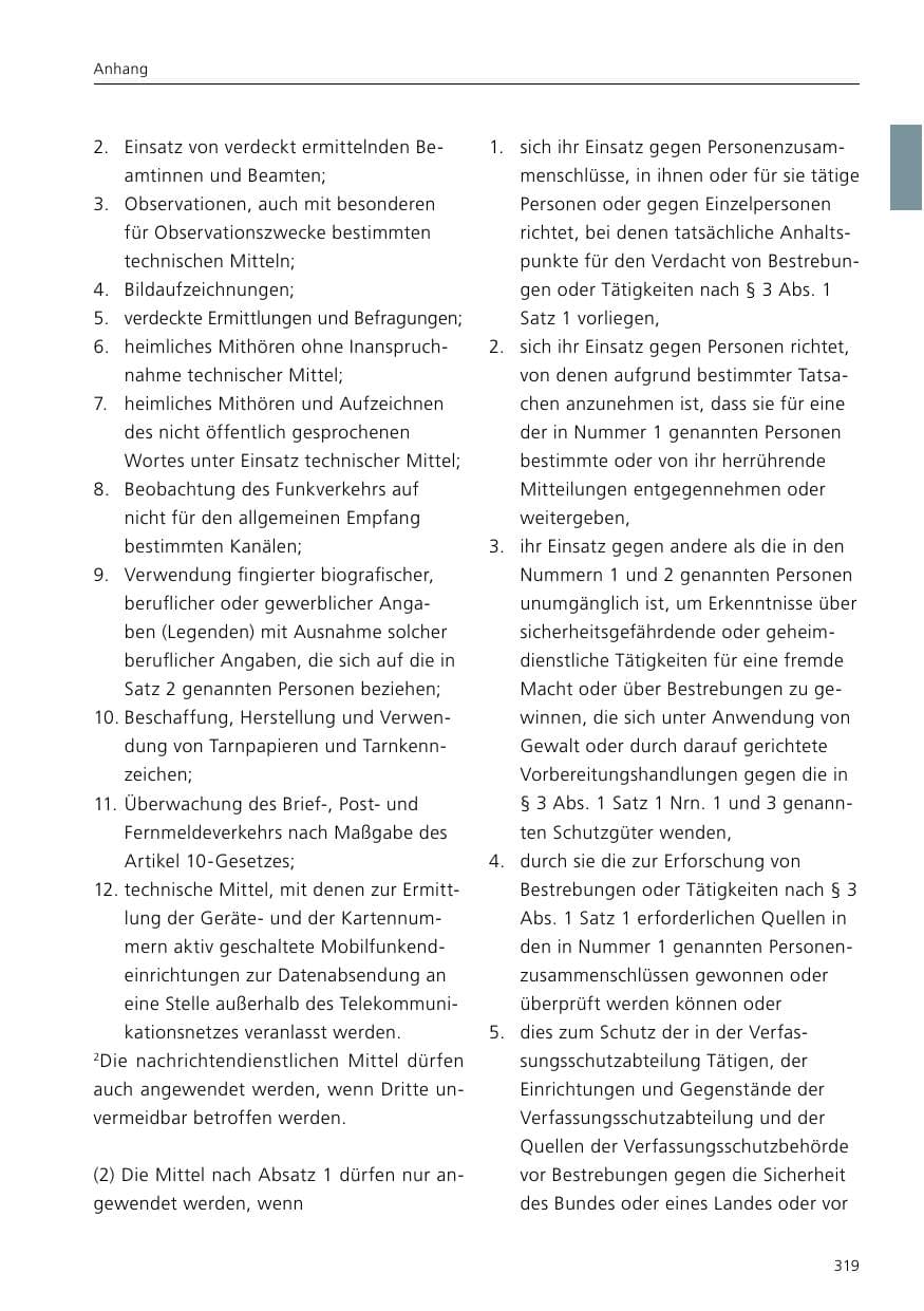 Seite 321 des Verfassungsschutzbericht 2016 Niedersachsen