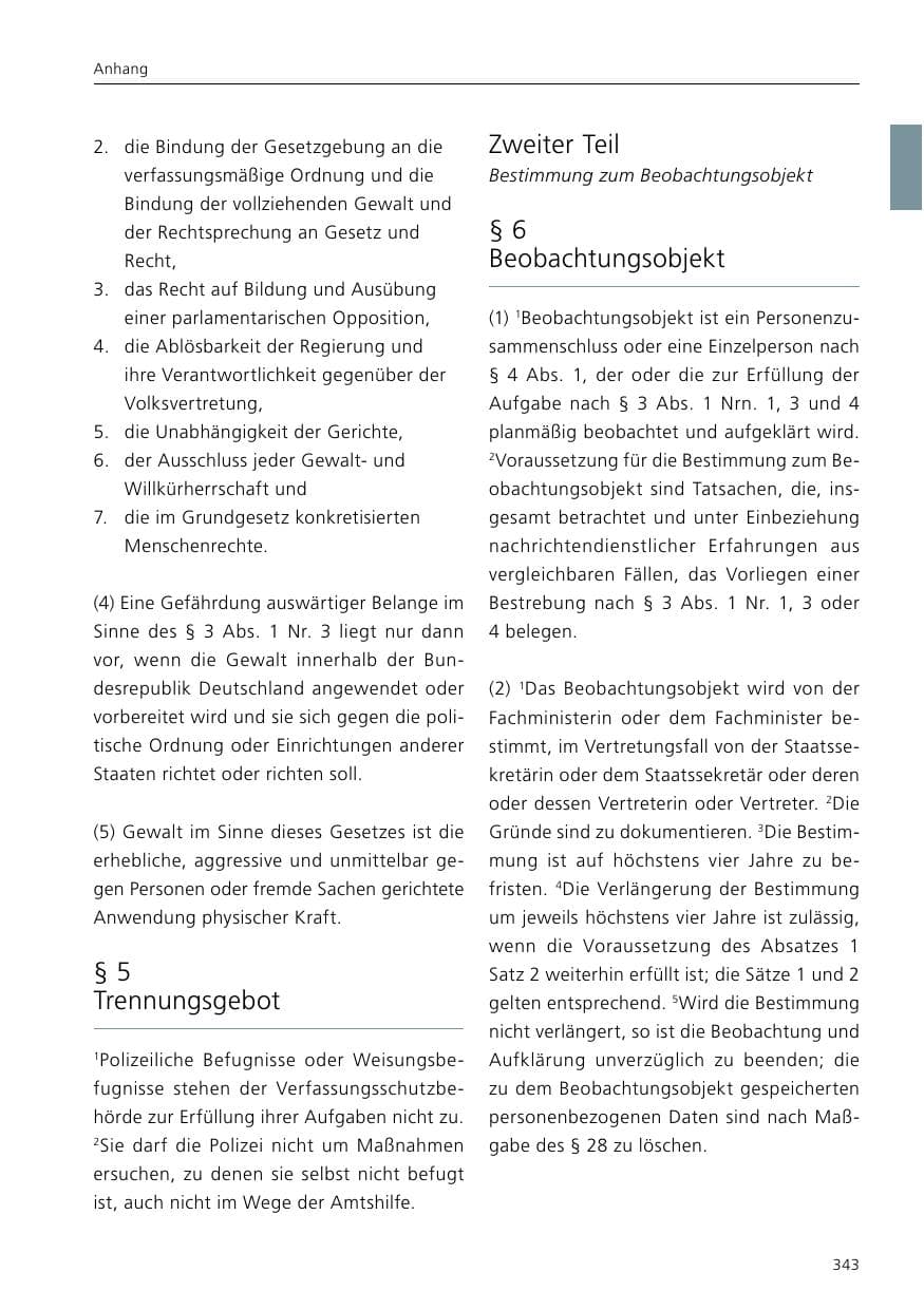 Seite 345 des Verfassungsschutzbericht 2016 Niedersachsen