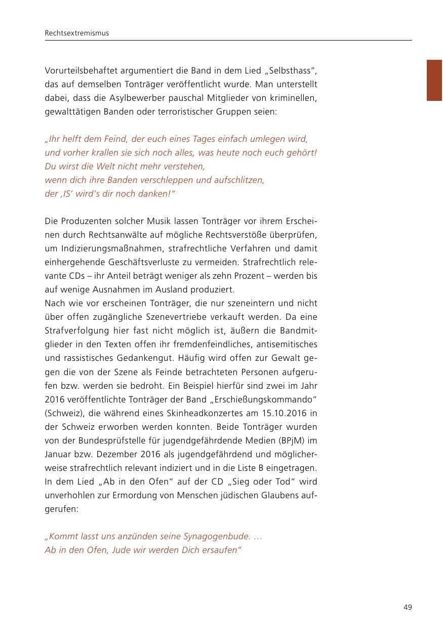 Seite 51 des Verfassungsschutzbericht 2016 Niedersachsen