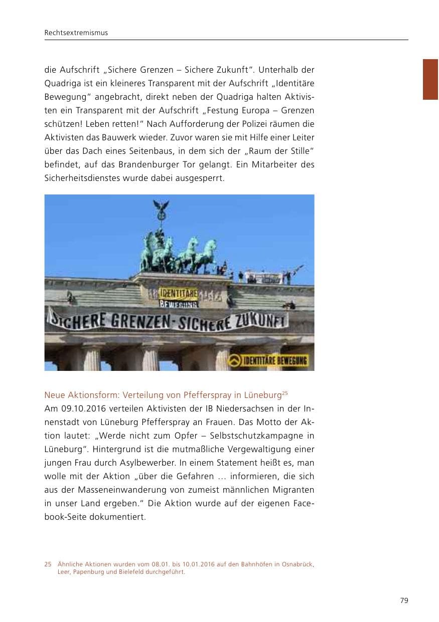 Seite 81 des Verfassungsschutzbericht 2016 Niedersachsen