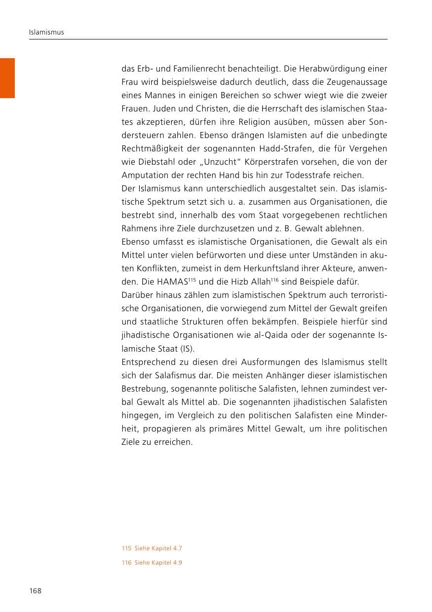 Seite 170 des Verfassungsschutzbericht 2017 Niedersachsen