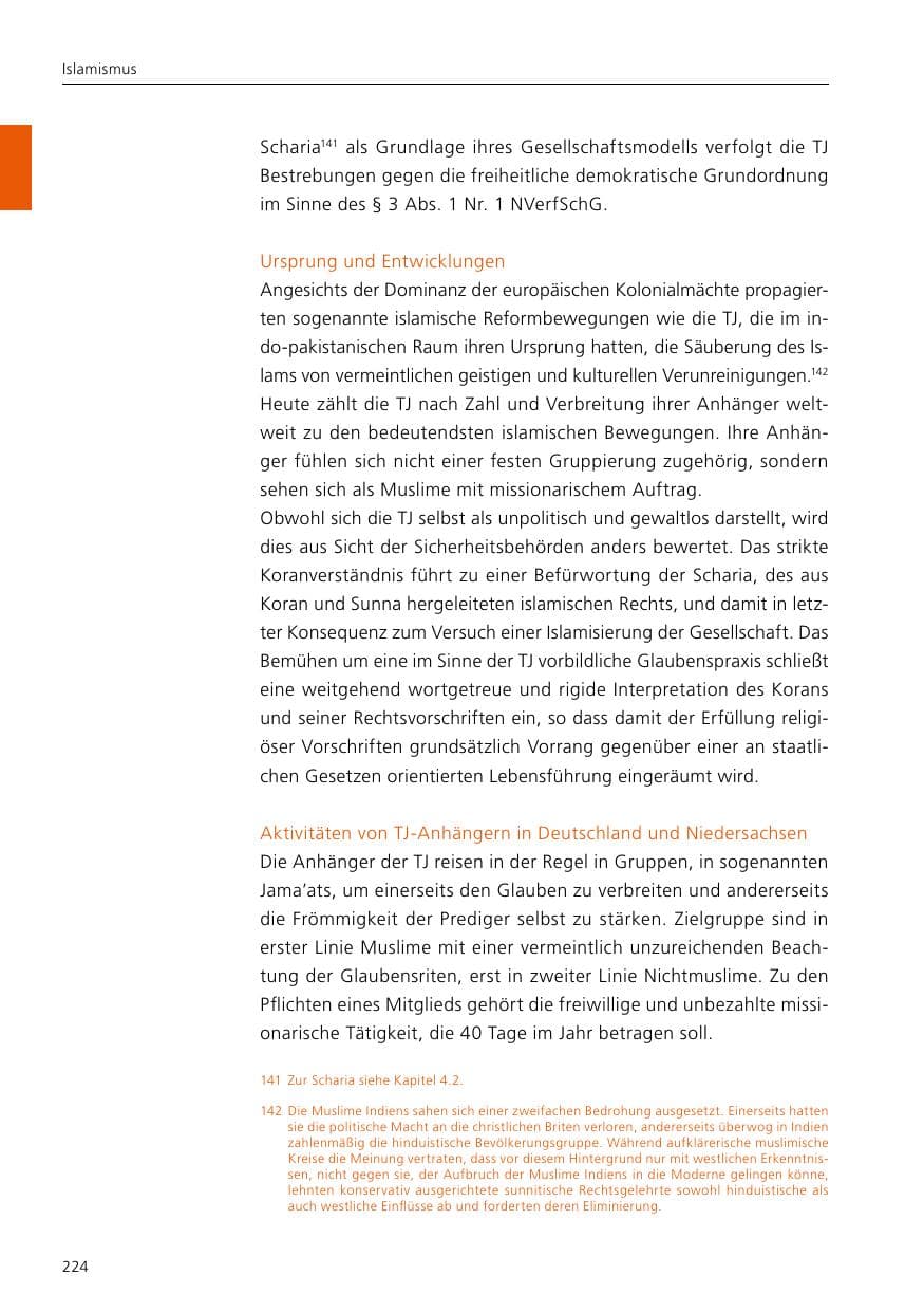 Seite 226 des Verfassungsschutzbericht 2017 Niedersachsen