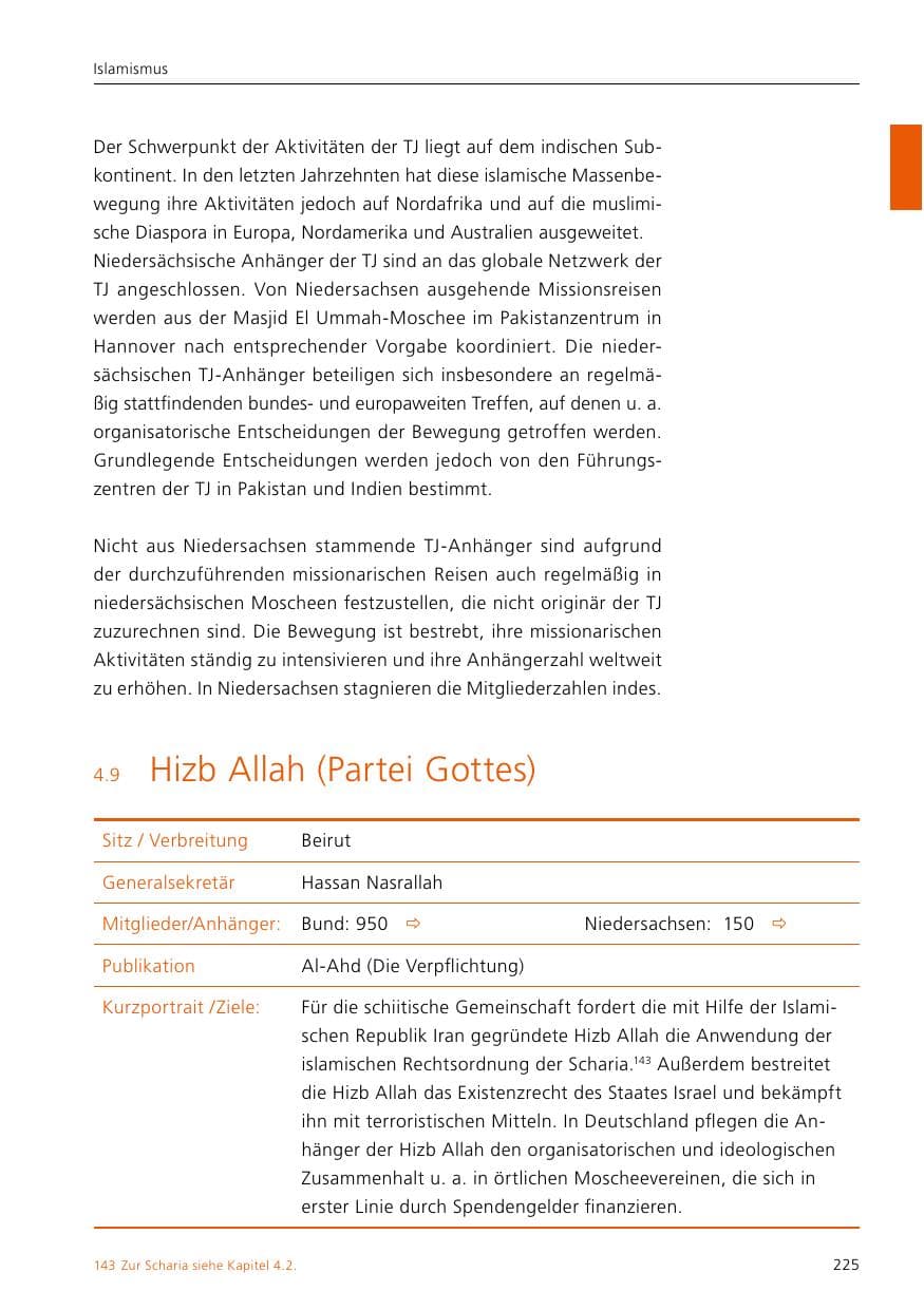 Seite 227 des Verfassungsschutzbericht 2017 Niedersachsen