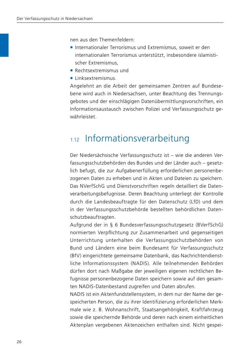 Seite 28 des Verfassungsschutzbericht 2017 Niedersachsen