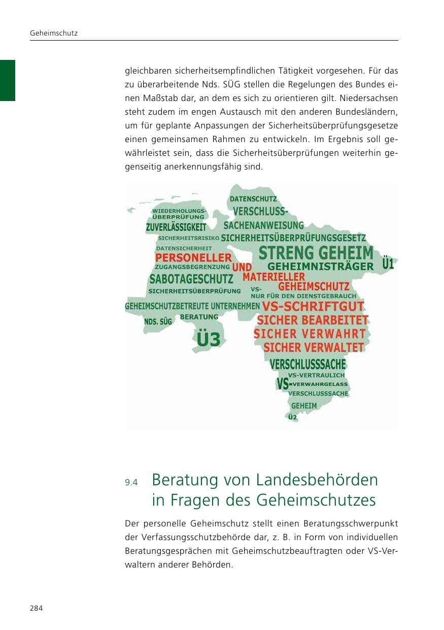 Seite 286 des Verfassungsschutzbericht 2017 Niedersachsen