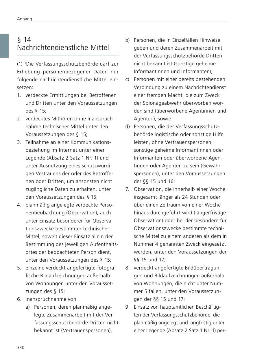 Seite 332 des Verfassungsschutzbericht 2017 Niedersachsen