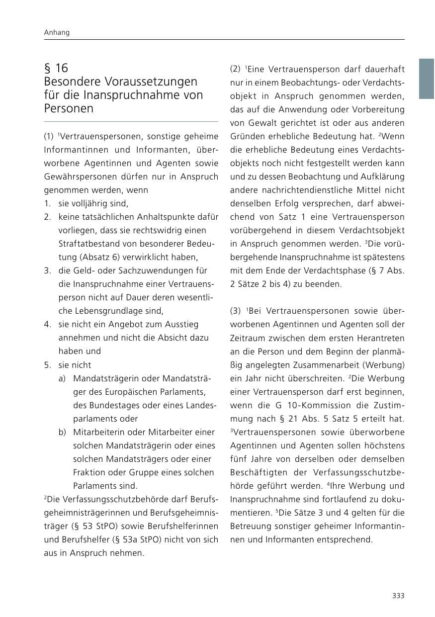 Seite 335 des Verfassungsschutzbericht 2017 Niedersachsen