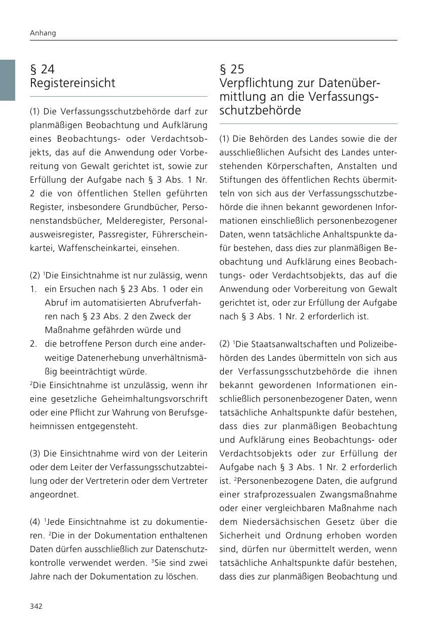 Seite 344 des Verfassungsschutzbericht 2017 Niedersachsen