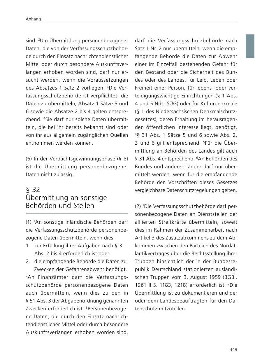 Seite 351 des Verfassungsschutzbericht 2017 Niedersachsen