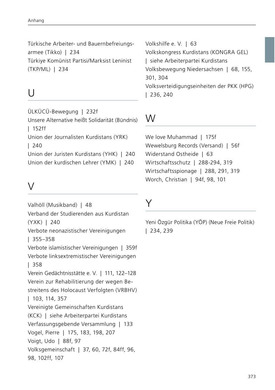 Seite 375 des Verfassungsschutzbericht 2017 Niedersachsen