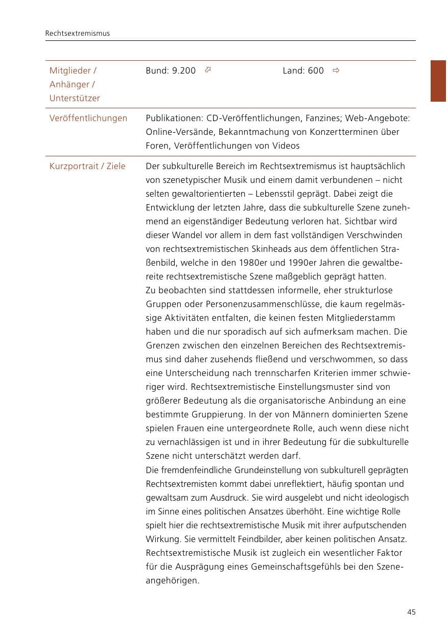 Seite 47 des Verfassungsschutzbericht 2017 Niedersachsen