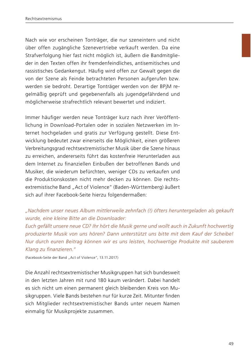 Seite 51 des Verfassungsschutzbericht 2017 Niedersachsen