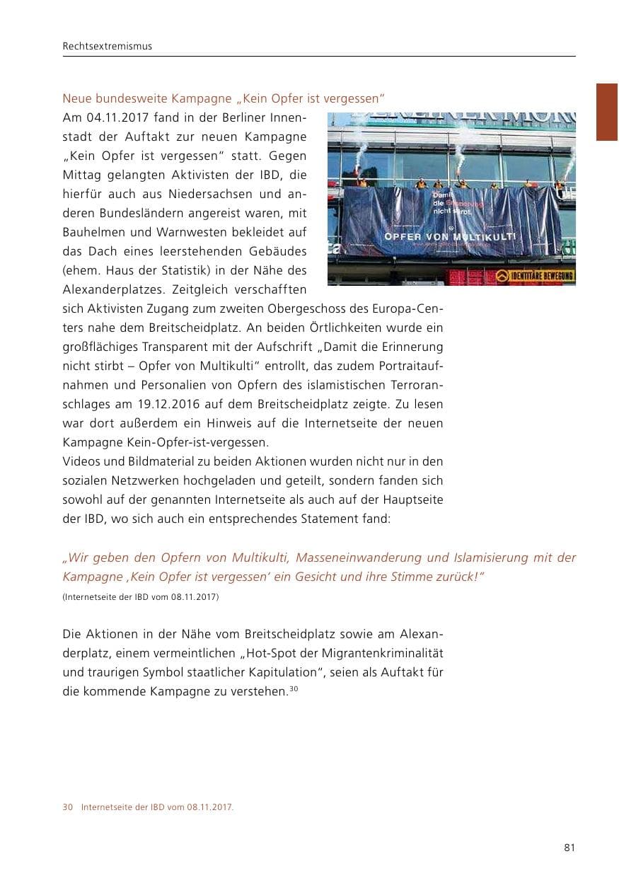 Seite 83 des Verfassungsschutzbericht 2017 Niedersachsen