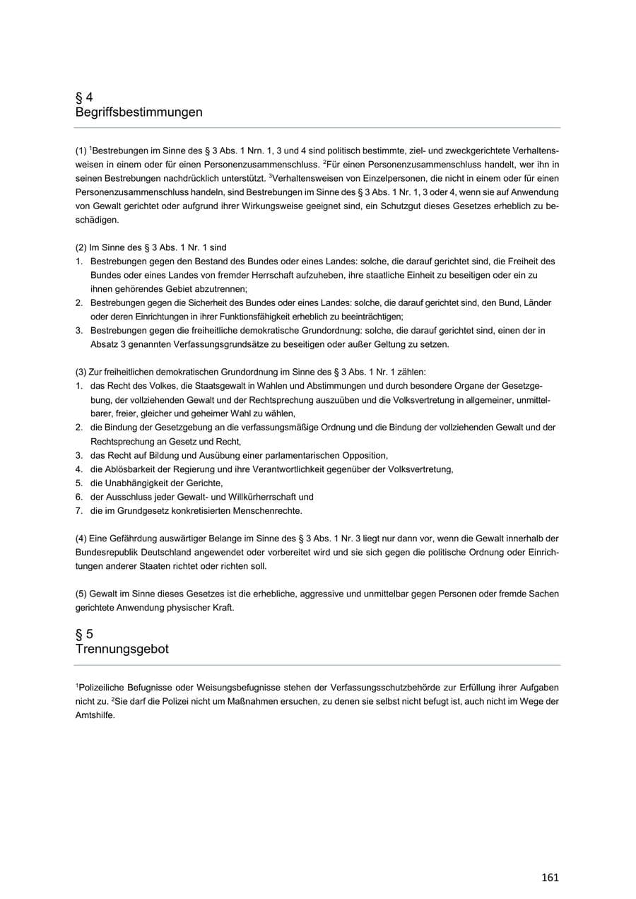 Seite 161 des Verfassungsschutzbericht 2018 Niedersachsen