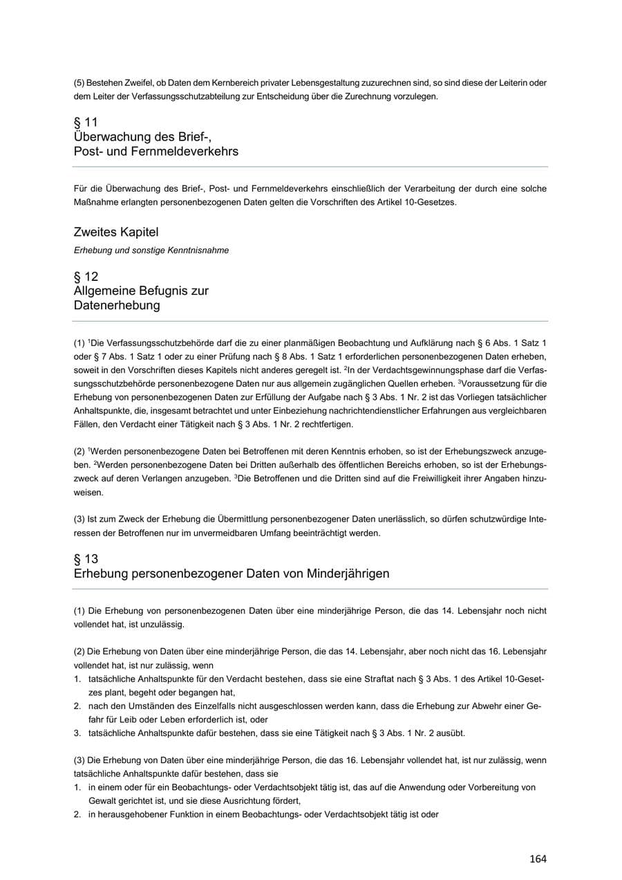 Seite 164 des Verfassungsschutzbericht 2018 Niedersachsen