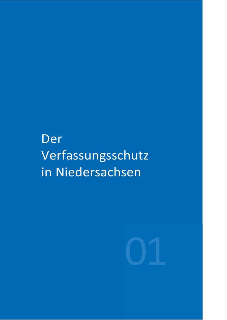 Seite 7 des Verfassungsschutzbericht 2018 Niedersachsen