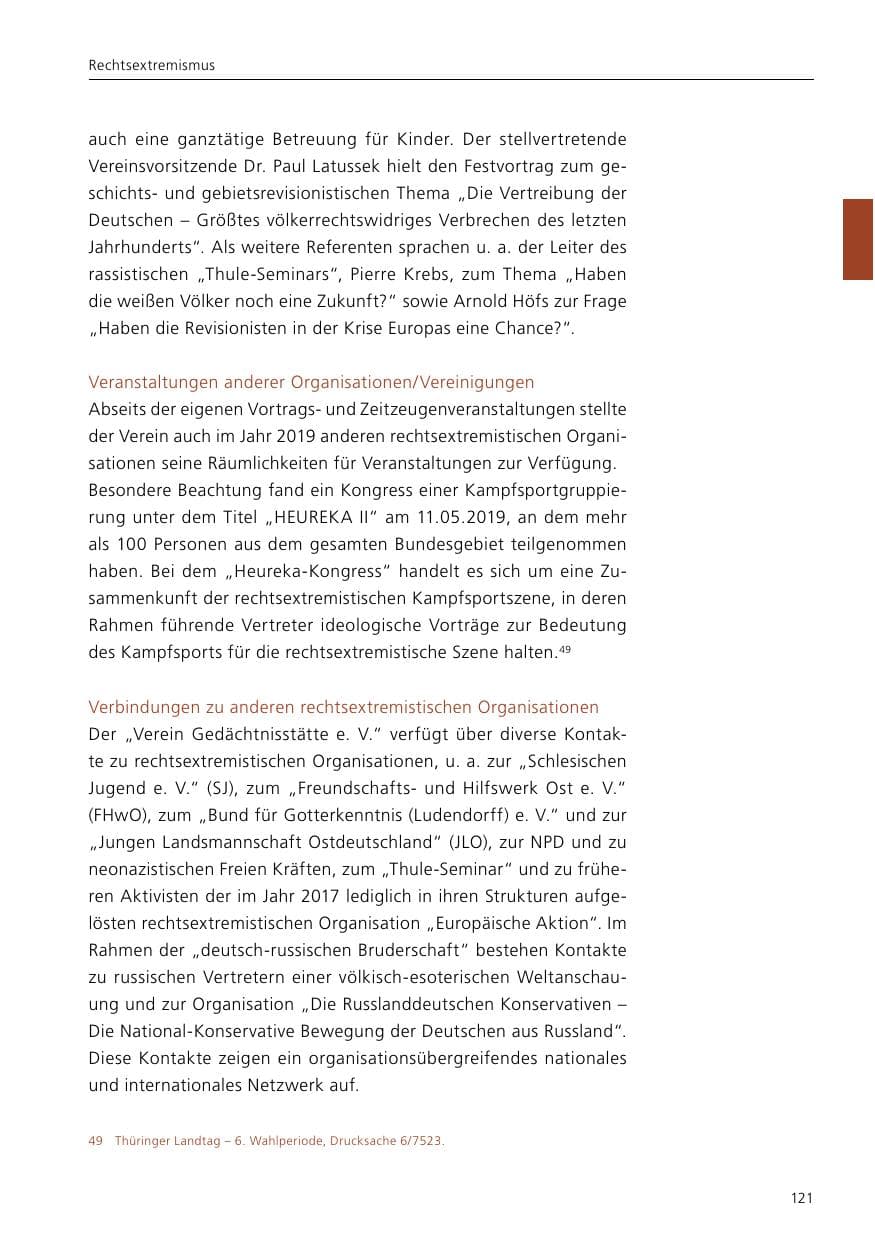 Seite 123 des Verfassungsschutzbericht 2019 Niedersachsen
