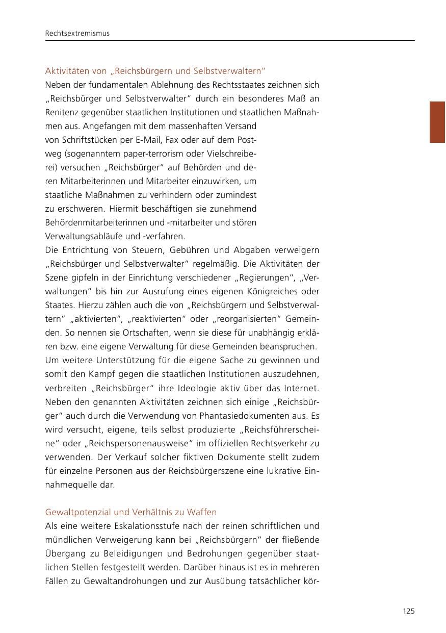 Seite 127 des Verfassungsschutzbericht 2019 Niedersachsen
