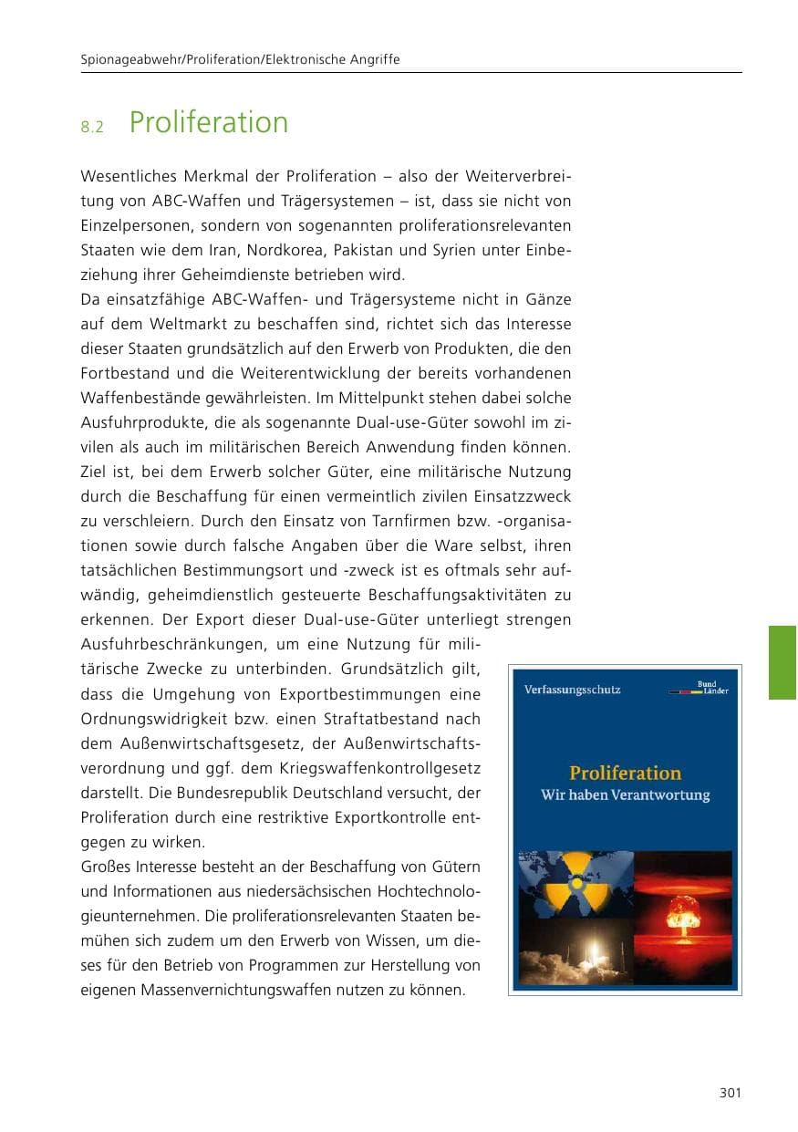 Seite 303 des Verfassungsschutzbericht 2019 Niedersachsen