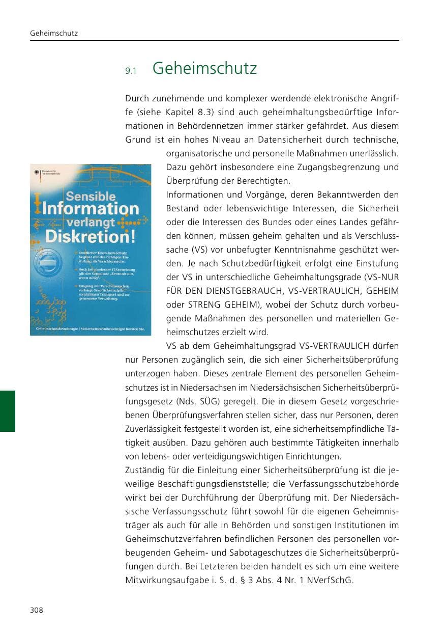 Seite 310 des Verfassungsschutzbericht 2019 Niedersachsen