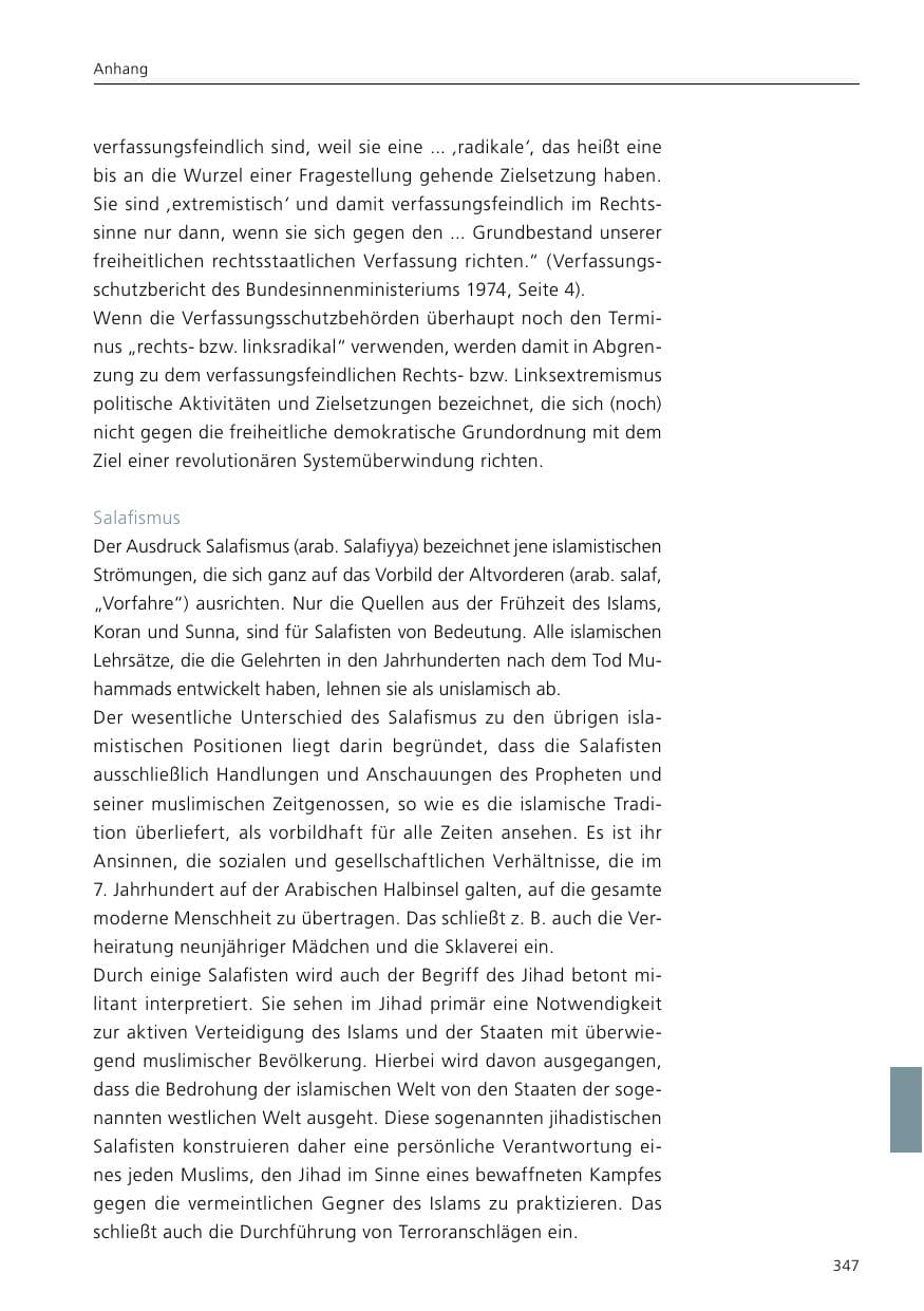 Seite 349 des Verfassungsschutzbericht 2019 Niedersachsen