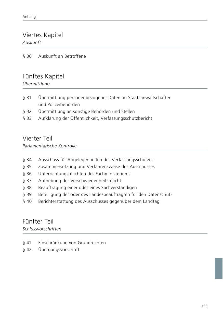 Seite 357 des Verfassungsschutzbericht 2019 Niedersachsen
