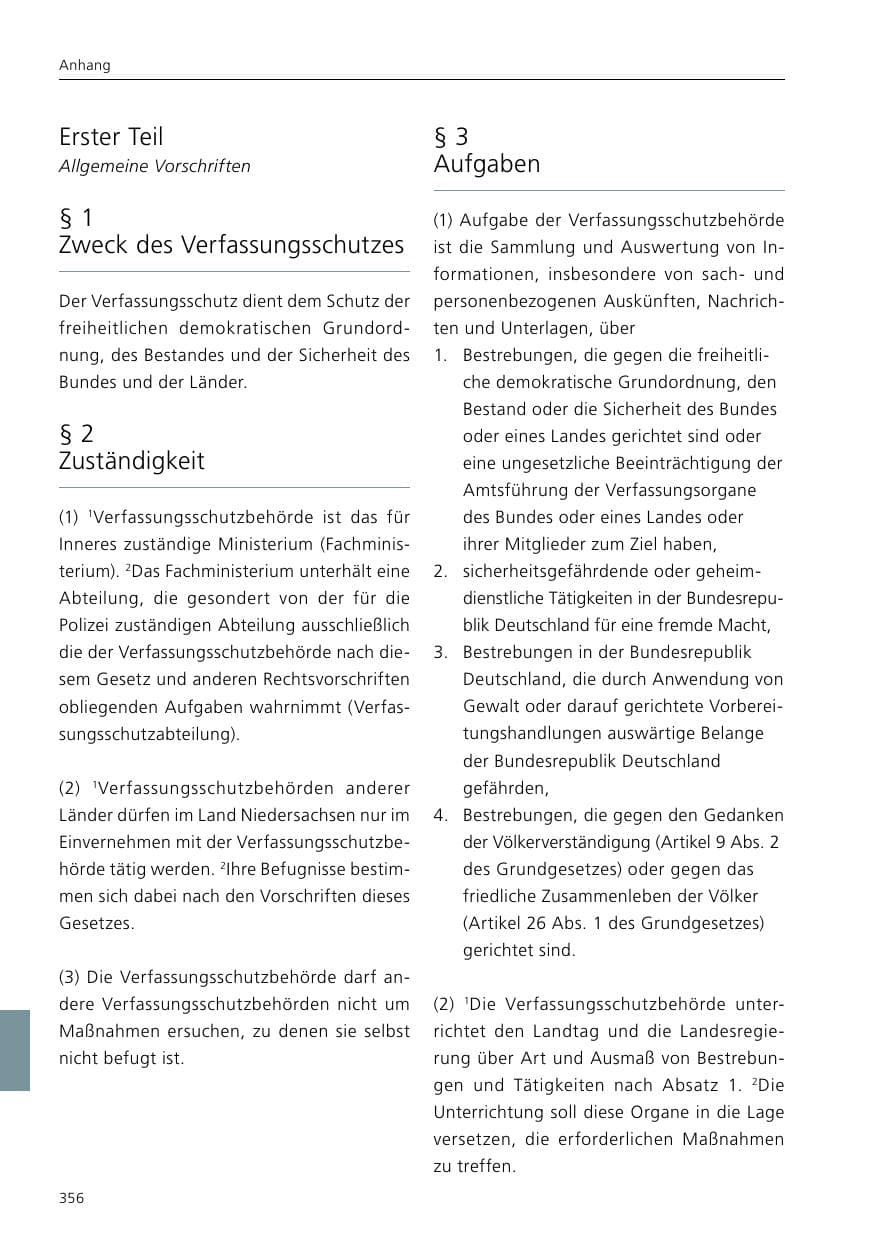 Seite 358 des Verfassungsschutzbericht 2019 Niedersachsen