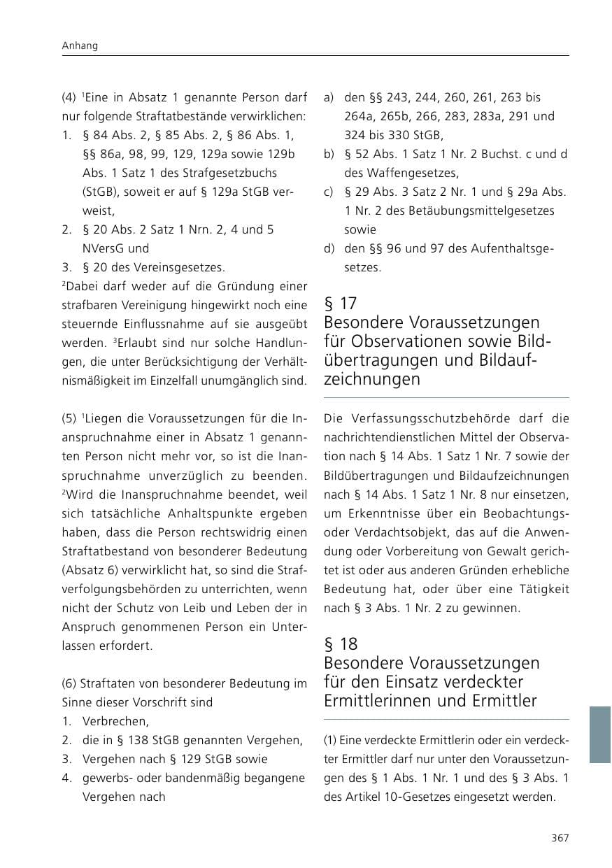 Seite 369 des Verfassungsschutzbericht 2019 Niedersachsen