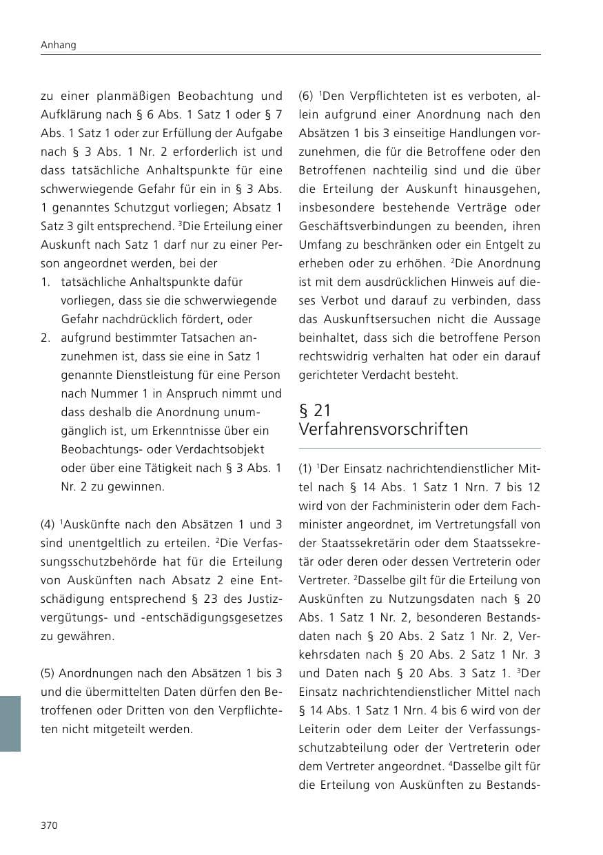 Seite 372 des Verfassungsschutzbericht 2019 Niedersachsen