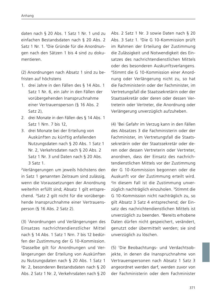 Seite 373 des Verfassungsschutzbericht 2019 Niedersachsen