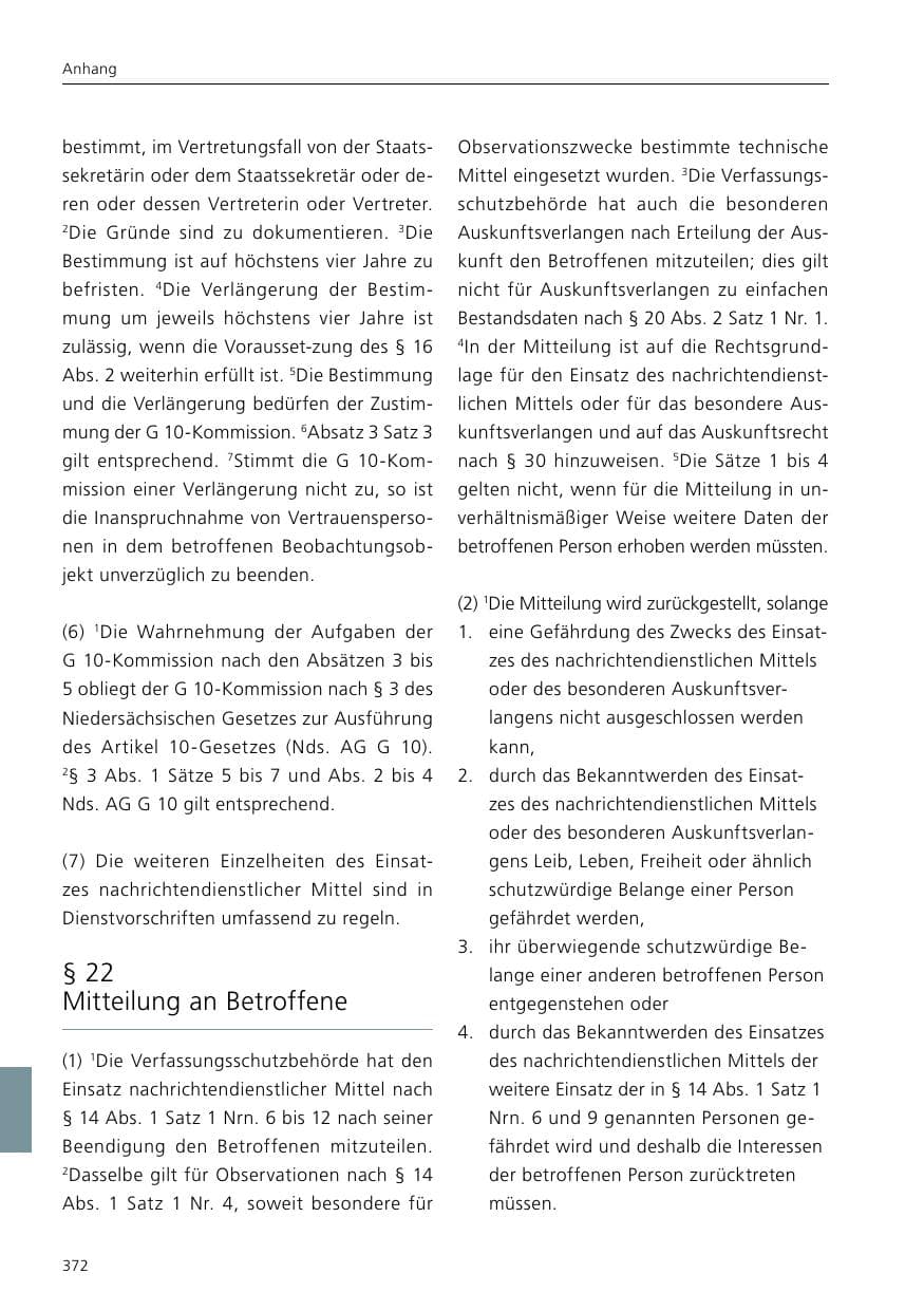 Seite 374 des Verfassungsschutzbericht 2019 Niedersachsen